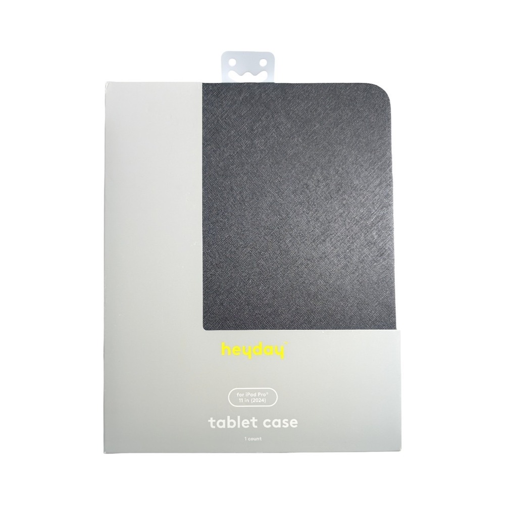Bb-N Apple iPad Pro 11-inch (2024) Case - heyday Black Faux Leather